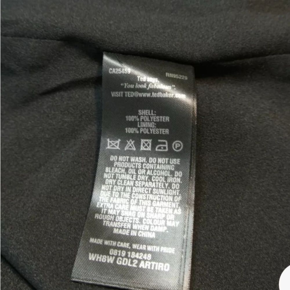 Ted Baker Artiro Asymmetrical Tunic Dress EUC (TB 3-US 8) - Picture 5 of 9